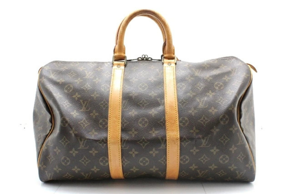 LOUIS VUITTON Monogram Keepall Boston Bag